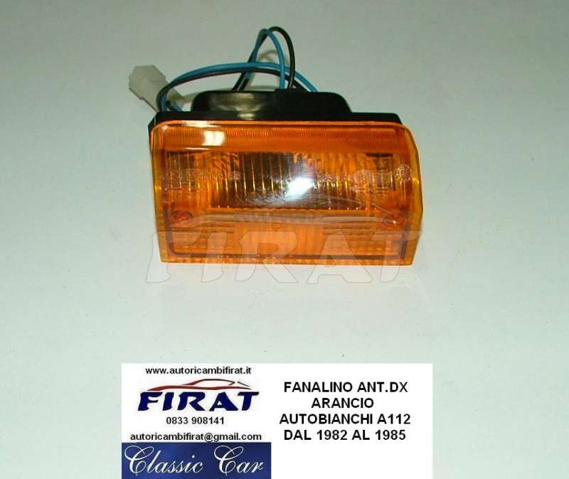 FANALINO A112 82 - 85 ANT.DX ARANCIO